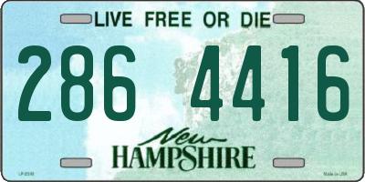 NH license plate 2864416
