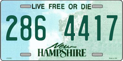 NH license plate 2864417
