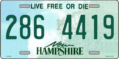 NH license plate 2864419