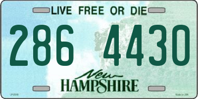 NH license plate 2864430