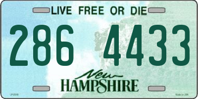 NH license plate 2864433