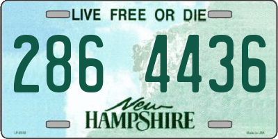 NH license plate 2864436