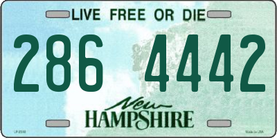 NH license plate 2864442