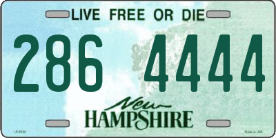 NH license plate 2864444