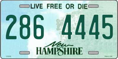 NH license plate 2864445