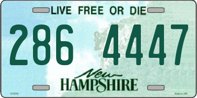 NH license plate 2864447