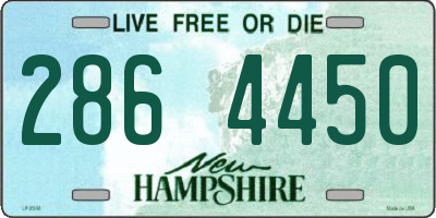 NH license plate 2864450