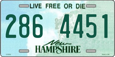 NH license plate 2864451