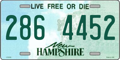 NH license plate 2864452