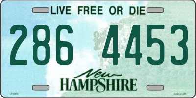 NH license plate 2864453