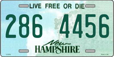 NH license plate 2864456