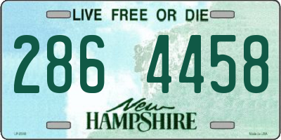 NH license plate 2864458