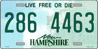 NH license plate 2864463