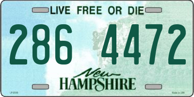 NH license plate 2864472
