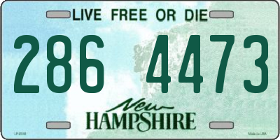 NH license plate 2864473