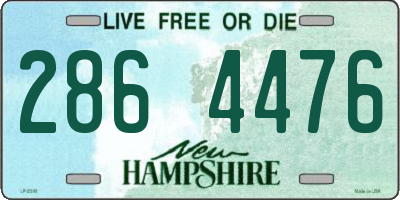 NH license plate 2864476