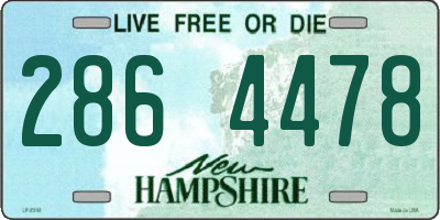 NH license plate 2864478