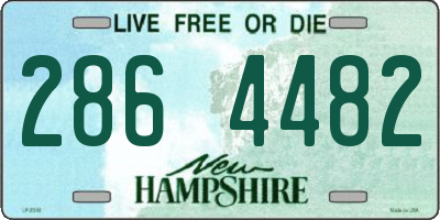 NH license plate 2864482