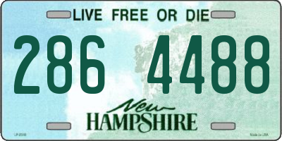 NH license plate 2864488