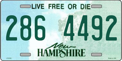 NH license plate 2864492