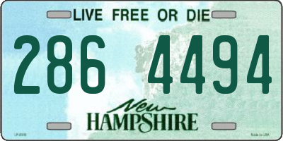 NH license plate 2864494