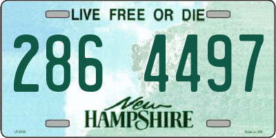 NH license plate 2864497