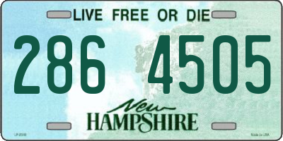 NH license plate 2864505