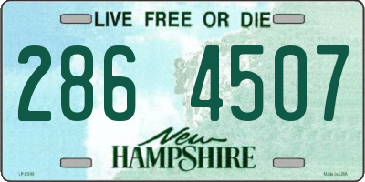 NH license plate 2864507