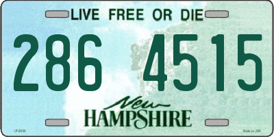 NH license plate 2864515