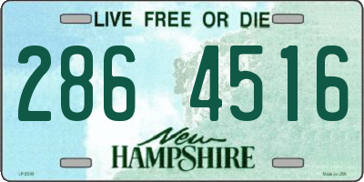 NH license plate 2864516