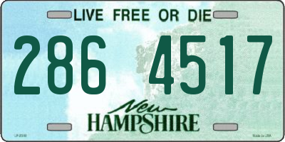 NH license plate 2864517