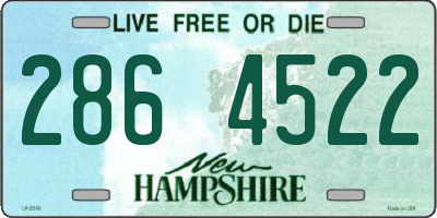 NH license plate 2864522