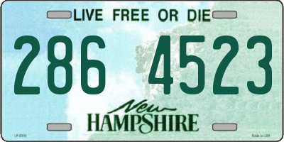 NH license plate 2864523