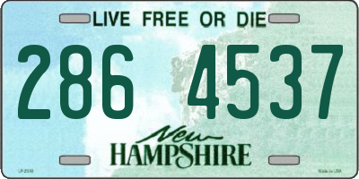 NH license plate 2864537