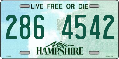 NH license plate 2864542