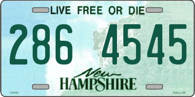 NH license plate 2864545