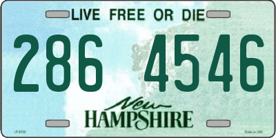 NH license plate 2864546