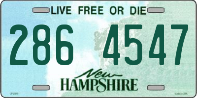 NH license plate 2864547