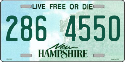 NH license plate 2864550