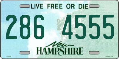 NH license plate 2864555