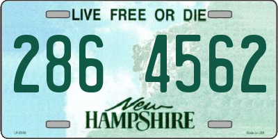 NH license plate 2864562