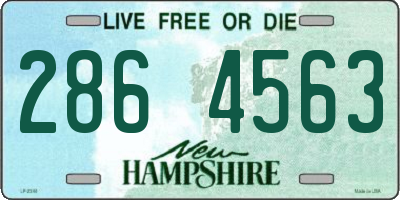 NH license plate 2864563