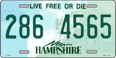NH license plate 2864565