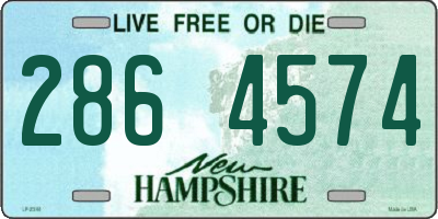 NH license plate 2864574