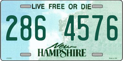NH license plate 2864576