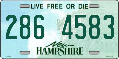 NH license plate 2864583