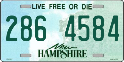 NH license plate 2864584