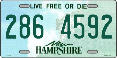 NH license plate 2864592
