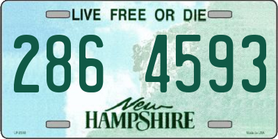 NH license plate 2864593