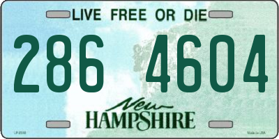 NH license plate 2864604